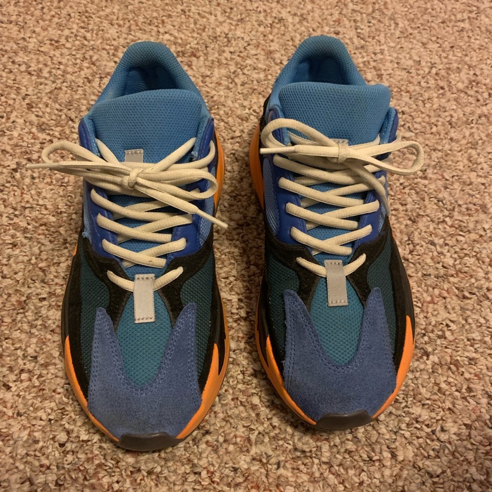 adidas Originals Yeezy Boost 700 'Bright Blue' Blue/Orange Bright Blue GZ0541